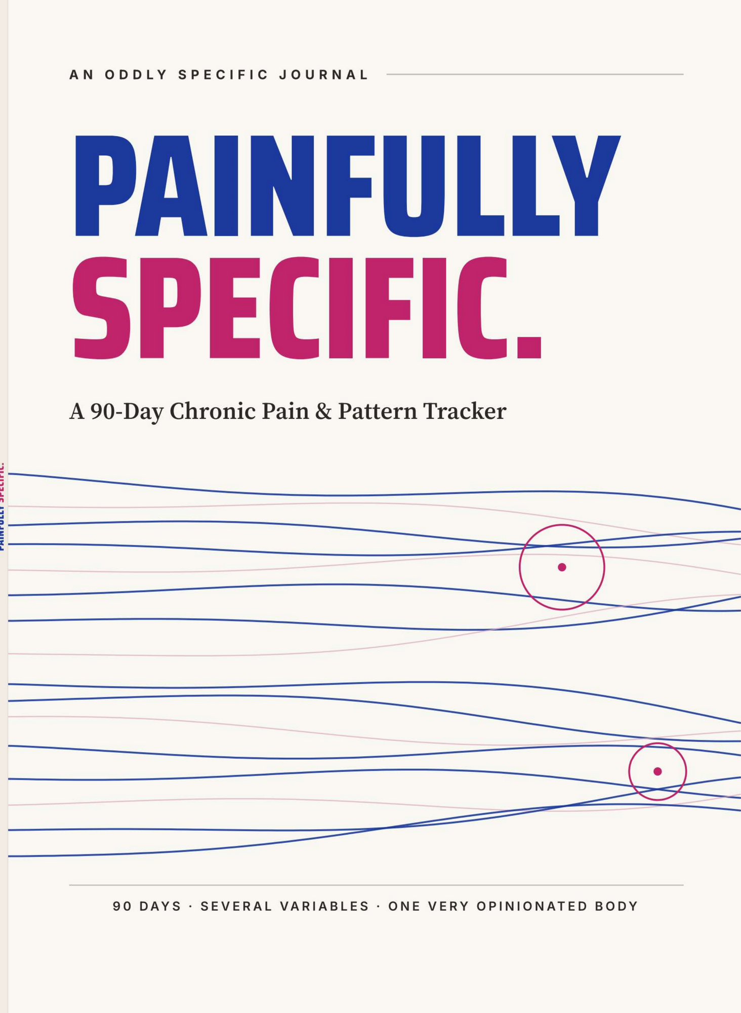 Painfully Specific chronic pain and pattern tracker cover